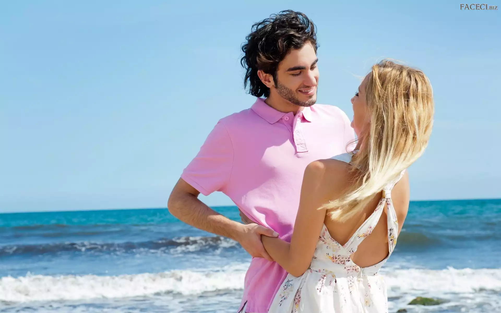 Kobieta, Miłość, Mężczyzna, Morze